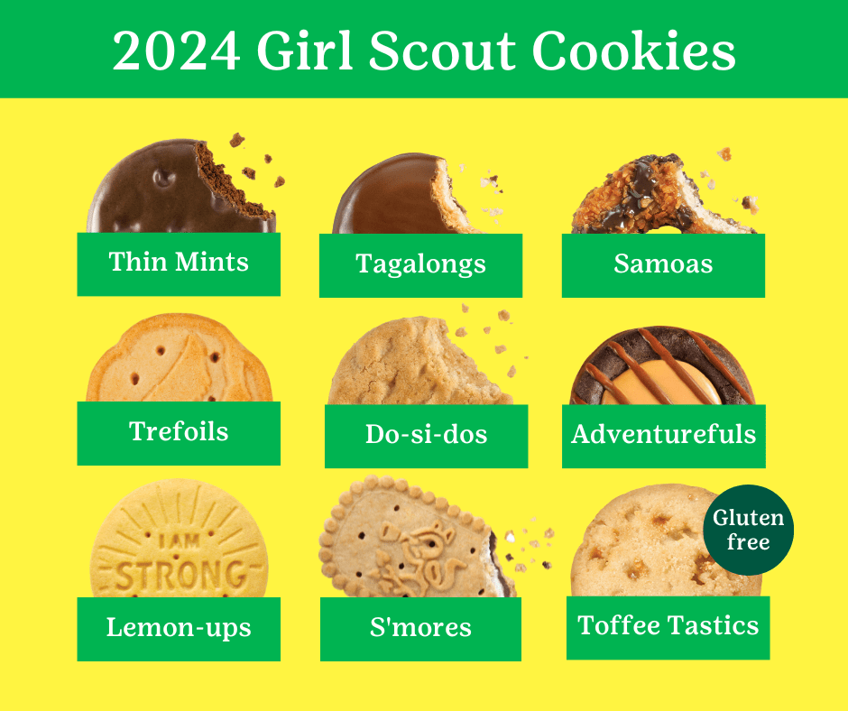 Girl Scout Cookies 2024 Orly Candida