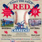 Sandburg Baseball and Softball Hosting “Paint the Field Red” Event