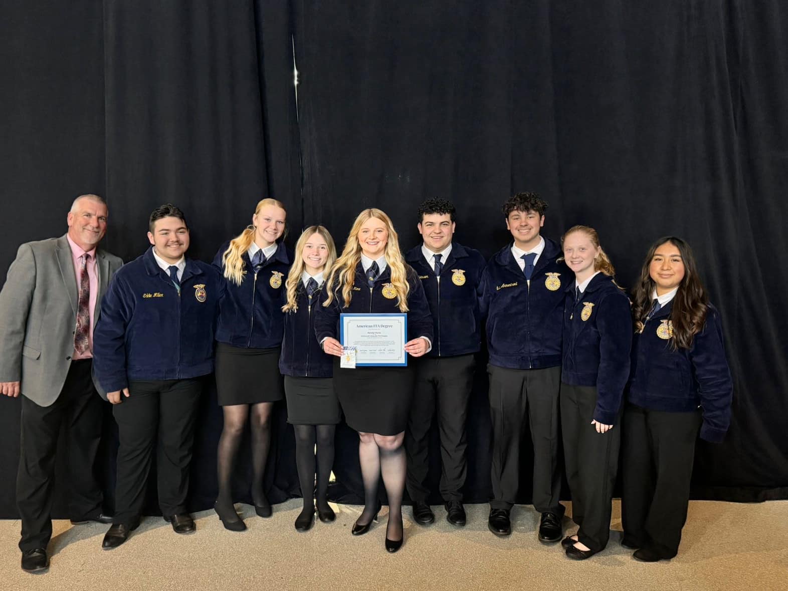 Kane Earns American Degree at National FFA Convention Prairie