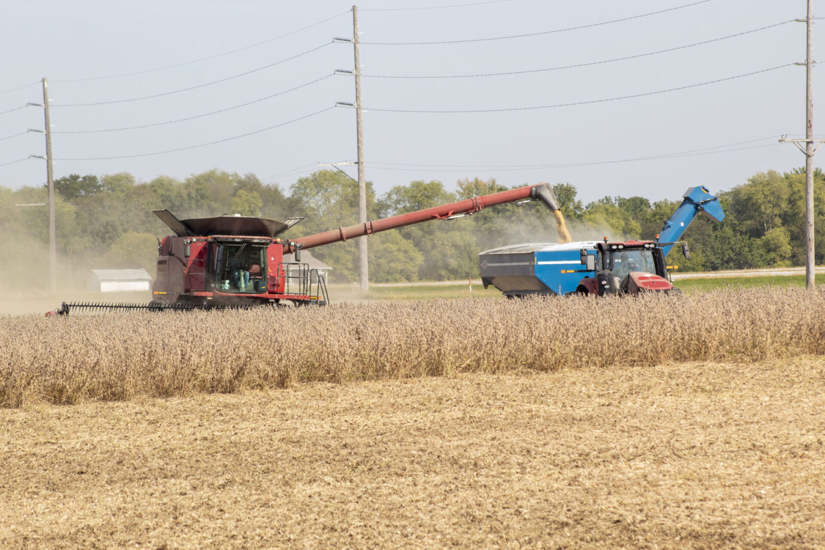 combine, tractor