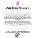 Monmouth-Roseville, United Come Together for Volley for a Cure