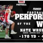 Monmouth College’s Wrublik Named MWC Football Performer of the Week