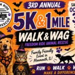 Annual 5K Walk and Wag Event Supports Freedom Ride Animal Rescue Mission